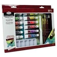 21 Pcs Watercolor Painting Art