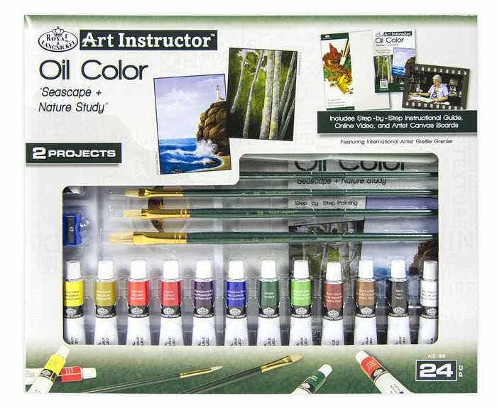 Art Instructor Oil Paint Set 24pcs