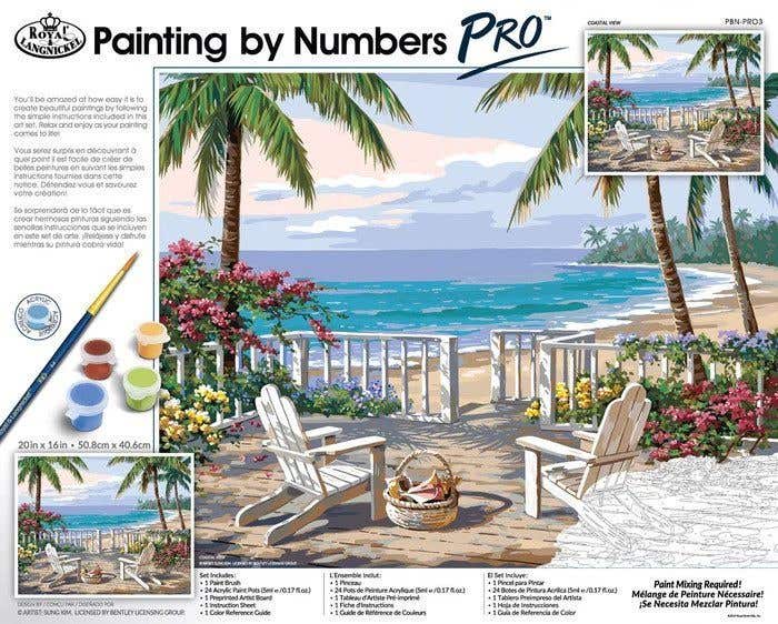 Royal Brushcoastal View Paint-by-number Kit