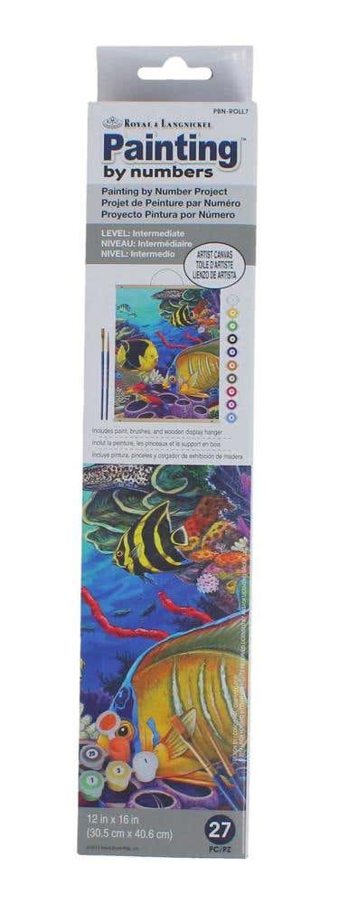 Painting By Number Carbbean Coral Reef Canvas 27pcs