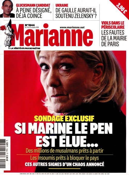 Marianne N1542 DU 1er Au 7 Octobre 2026 - Segolene Royal L'incontrolable