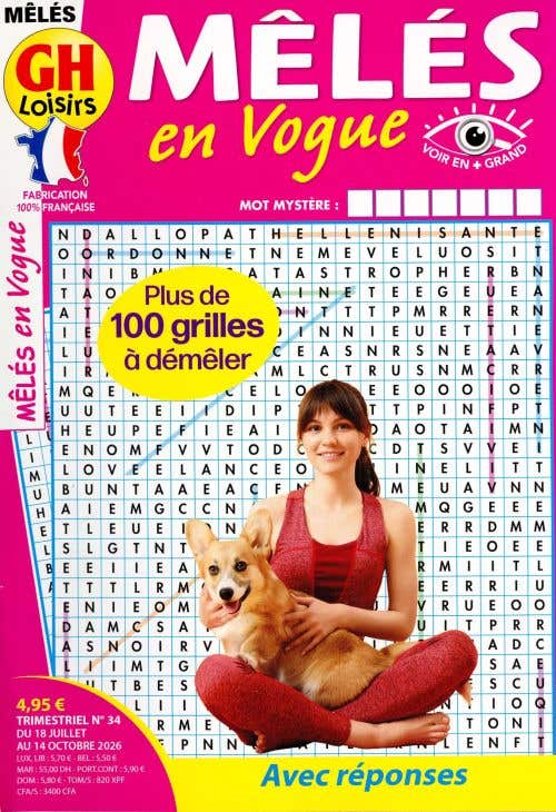 Gh Meles EN Vogue Avec Reponses N34