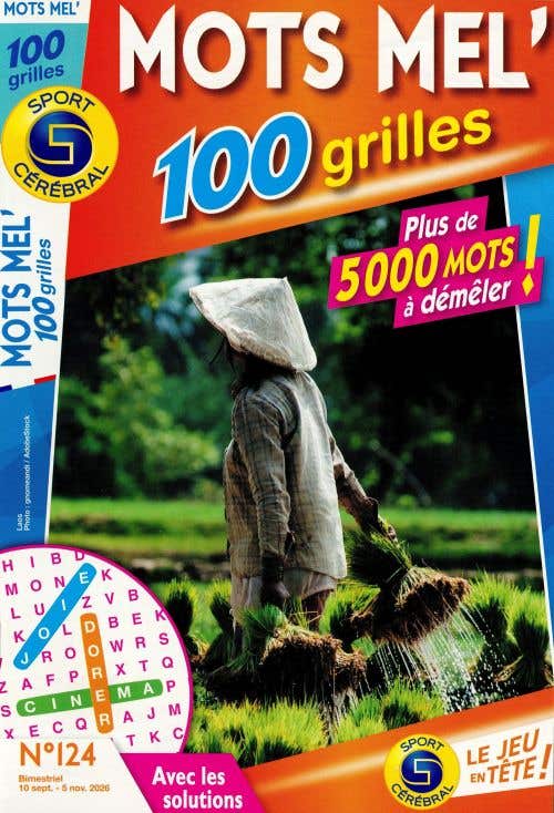 Sc Mots Mel' 100 Grilles Avec LES Solutions N124