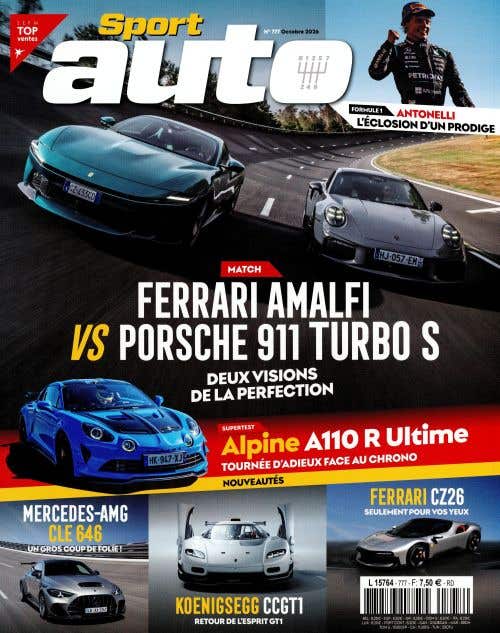 Sport Auto N777 - Octobre 2026 - Ferrari Amalfi Vs Porsche 911 Turbo S