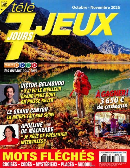 Tele 7 Jours Jeux Forces 1 2 3 4 N133 - Septembre-octobre 2026