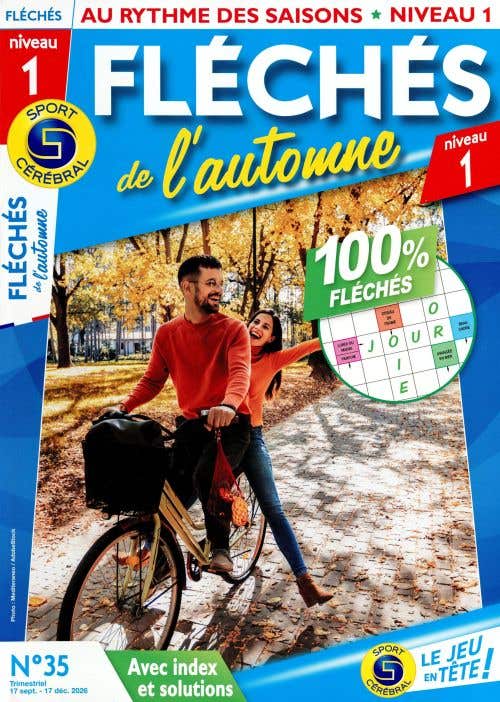 Sc Fleches Saison DE L'automne Avec Index ET Solutions Niveau 1 N35