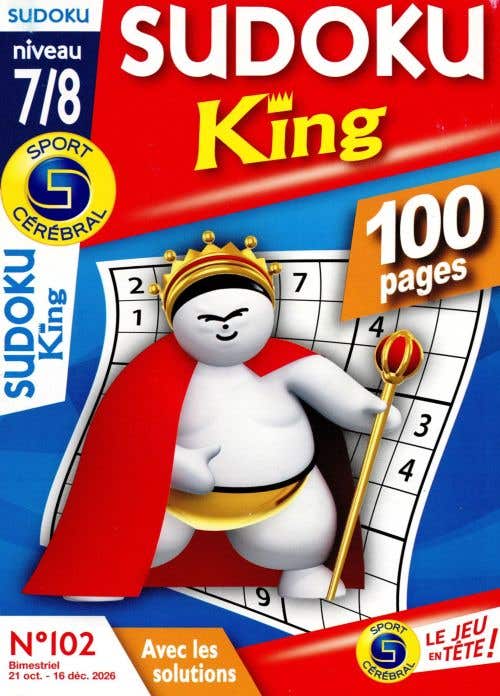 Sc Sudoku King Niveau 7/8 Avec LES Solutions N100