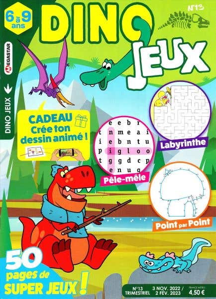Mg Dino Jeux 6 A 9 Ans N13