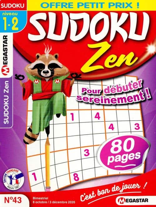 Mg Sudoku Zen Niveau 1-2 N42
