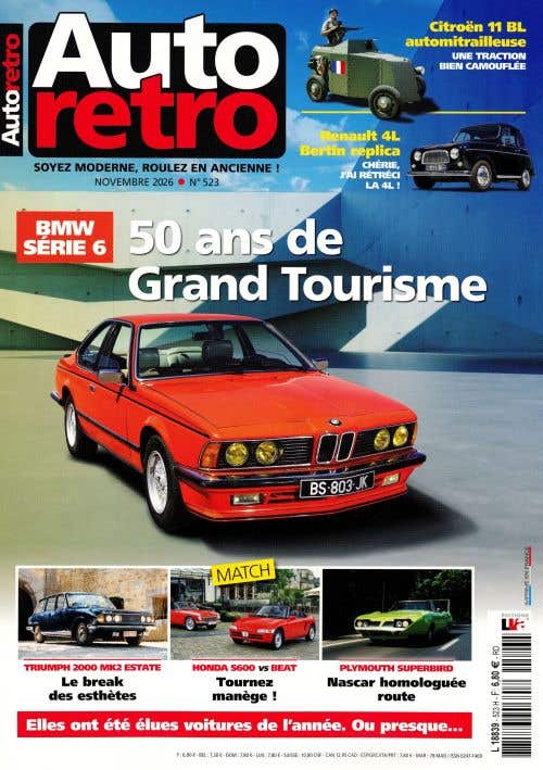 Auto Retro N522 - Octobre 2026 - Choc DE Cultures