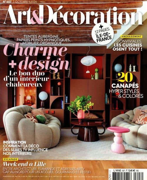 Art & Decoration N607 - Octobre 2026 - Charme + Design