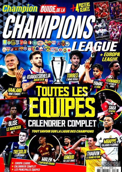 Champion Hs N39 - Toutes LES Equipes Calendrier Complet