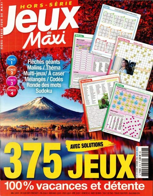LES Jeux DE Maxi Hs 365 Jeux N57