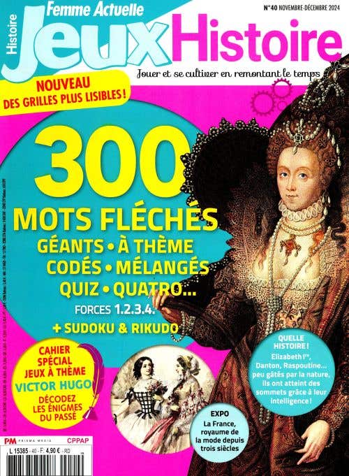 Femme Actuelle Jeux Histoire N40