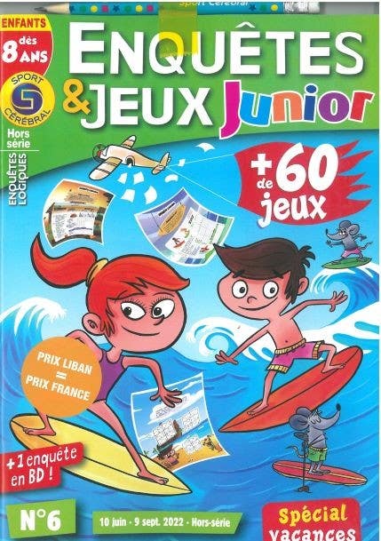 Sc Enquetes Logiques Hs Enquetes & Jeux Junior N6