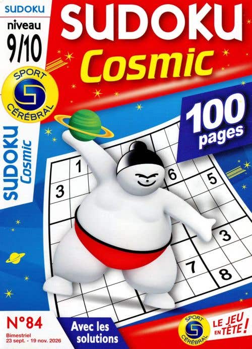 Sc Sudoku Cosmic Niveau 9/10 Avec LES Solutions N84