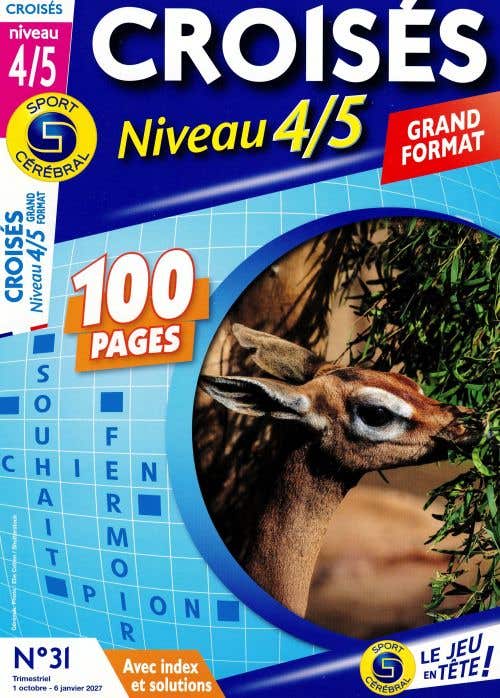 Sc Croises Niveau 4/5 Avec Index ET Solutions N30