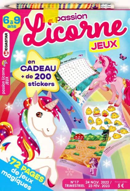 Mg Passion Licorne Jeux N17