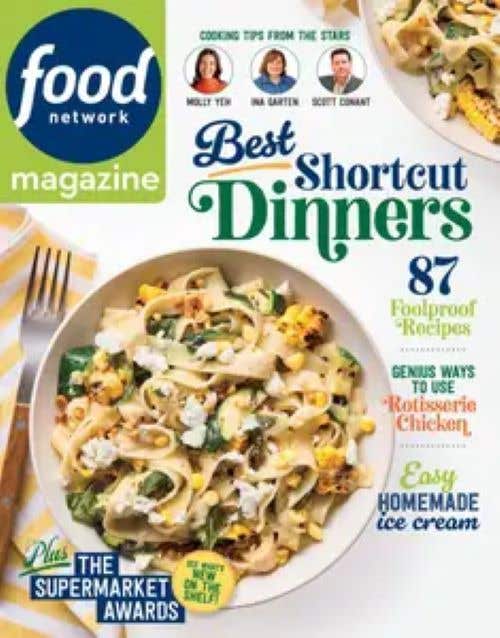 Food Network Magazine Issue Of August/september 2026 - Best Shortcut Dinners