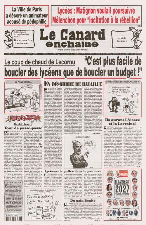 LE Canard Enchaine N5525