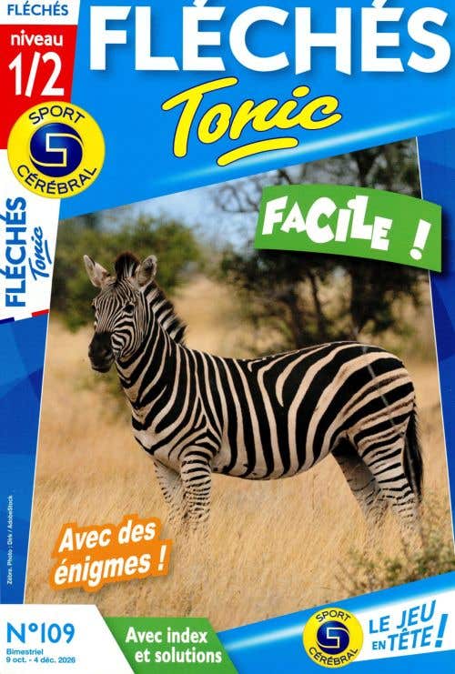 Sc Fleches Tonic Niveau 1/2 Avec DES Enigmes, Index ET Solutions N108