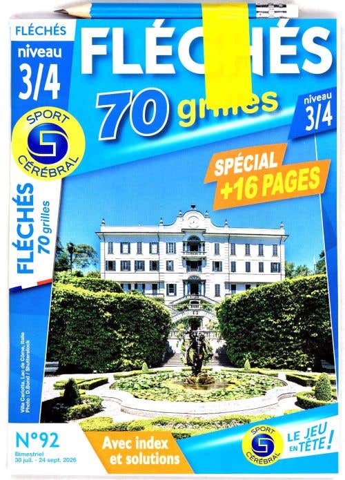 Sc Fleches 70 Grilles Niveau 3/4 Avec Index ET Solutions N93