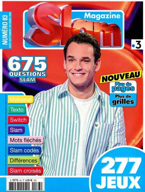 Slam - 675 Questions Slam - 277 Jeux N83 - Aout-septembre-octobre 2026