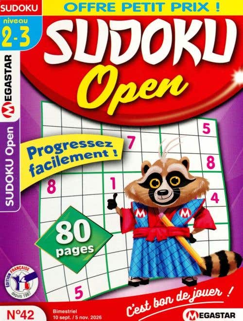 Mg Sudoku Open Niveau 2/3 N42