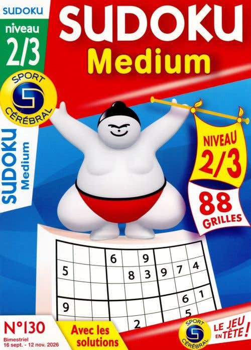 Sc Sudoku Medium Avec LES Solutions N130