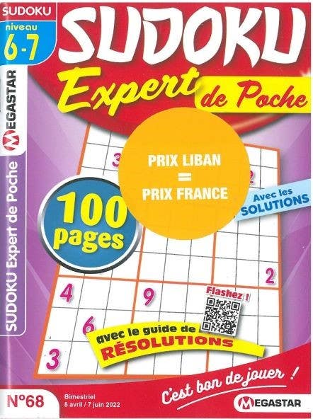 Mg Sudoku Expert Poche N68