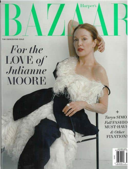 Harper's Bazaar Usa Issue Of October 2026 - For The Love Of Julianne Moore
