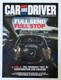 Car & Driver Issue Of September/october 2026 - Full Send Full Stop