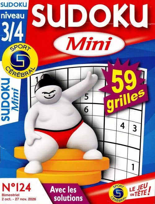 Sc Sudoku Mini Niveau 3/4 N123