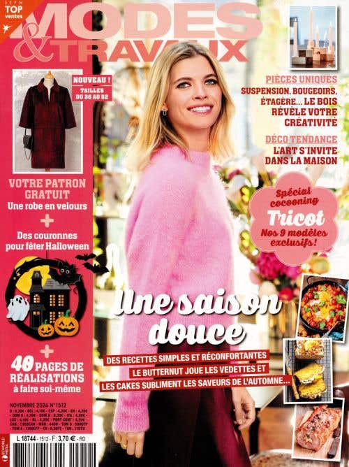 Modes ET Travaux Gf N1511 - Octobre 2026 - LES Couleurs DE L'automne...