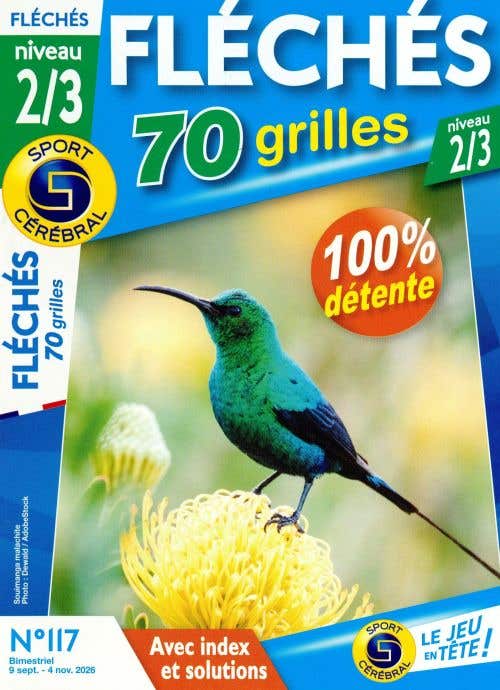 Sc Fleches 70 Grilles Niveau 2/3 Avec Index ET Solutions N117