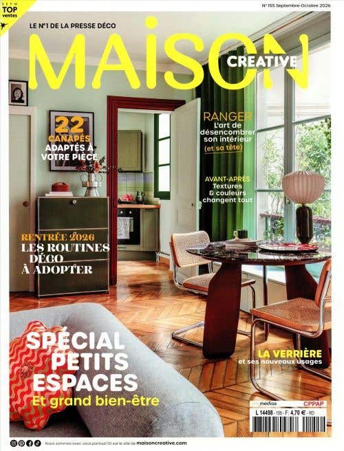 Maison Creative N155 - Septembre-octobre 2026 - Special Petits Espaces