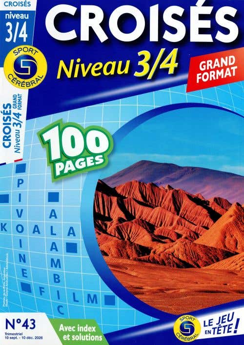 Sc Croises Niveau 3/4 Gf Avec Index ET Solutions N43