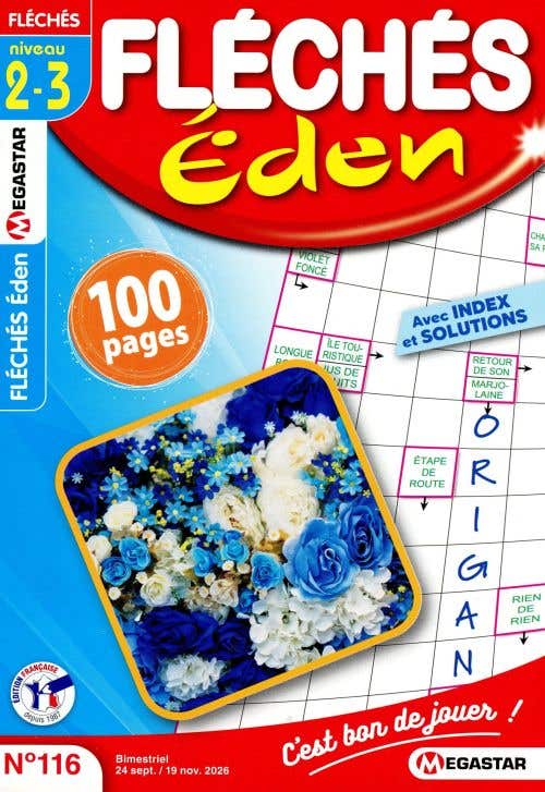 Mg Fleches Eden Nivau 2/3 Avec Index ET Solutions N116