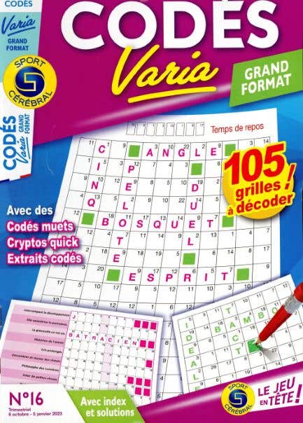 Sc Codes Varia Grand Format N16