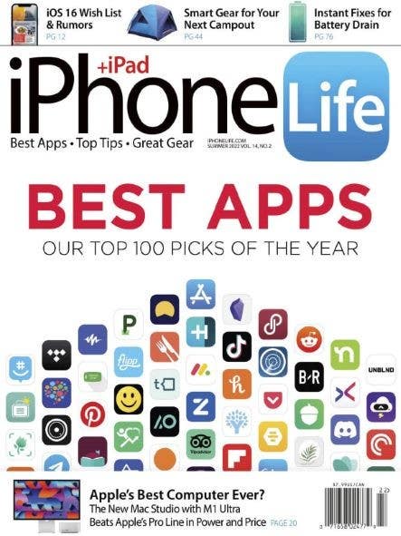 Iphone Life Issue Of Summer 2022