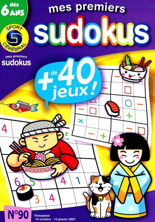 Sc Mes Premiers Sudokus DES 6 Ans N89