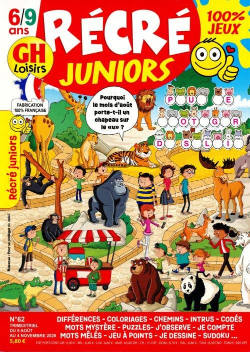 Gh Recre Juniors 6 A 9 Ans N62