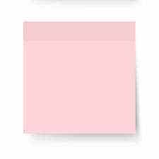 Global Notes 75gr 100 Sheets 75x75mm Pastel Pink.