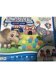 Elephants Play The Ball Board Game