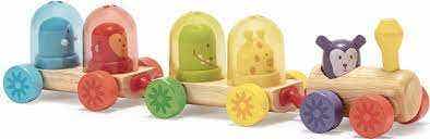 Pull-along Activity-train- Rainbowtrain