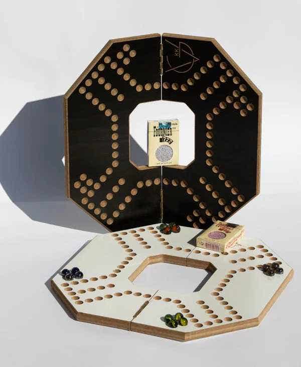 Wood Game: Jackaroo 4 Players + Box