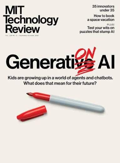 Mit Technology Review Issue Of September/october 2026 - Generation Ai