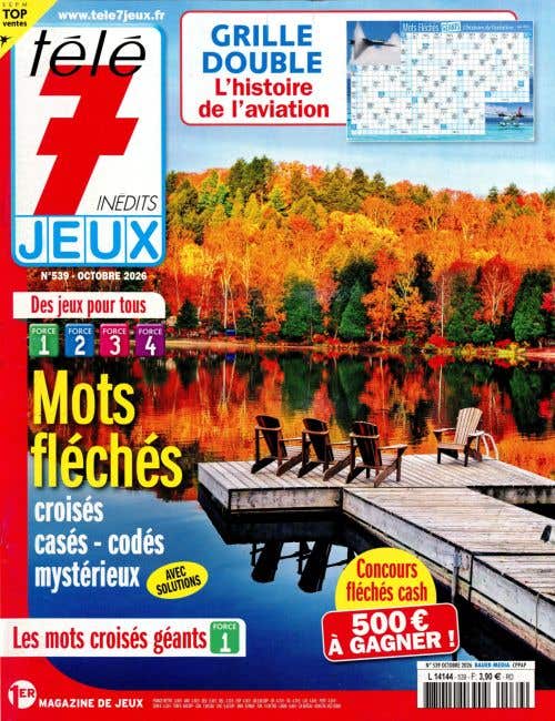 Tele 7 Jeux Niveau 1 2 3 4 N538 - Septembre 2026