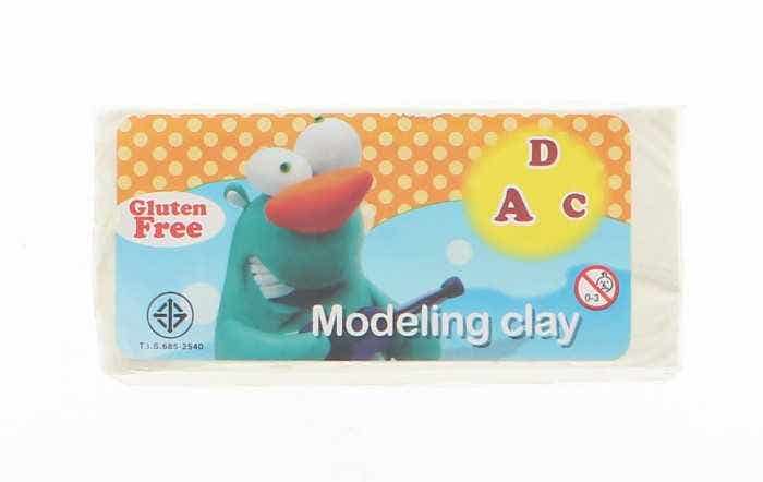 Rectangle Stick Modeling Clay 500gr White