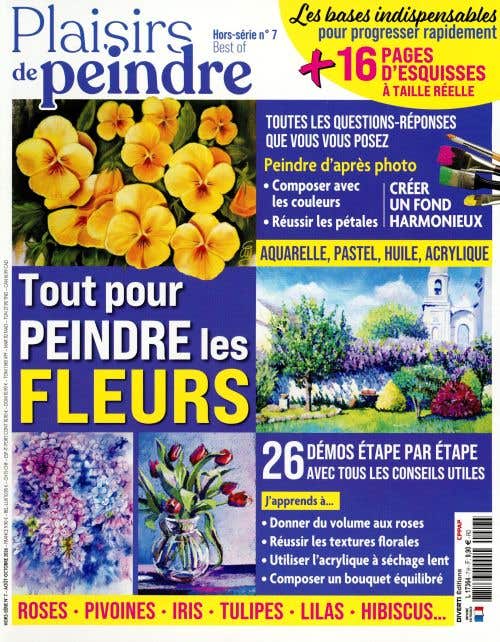 Plaisirs DE Peindre Hsp N7 - Tout Pour Peindre LES Fleurs